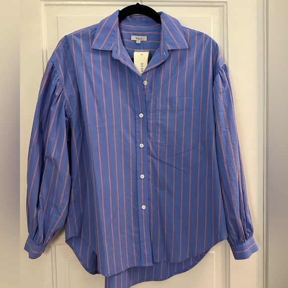 NWT Rails Janae Shirt, blue stripe sz. S - Picture 4 of 5
